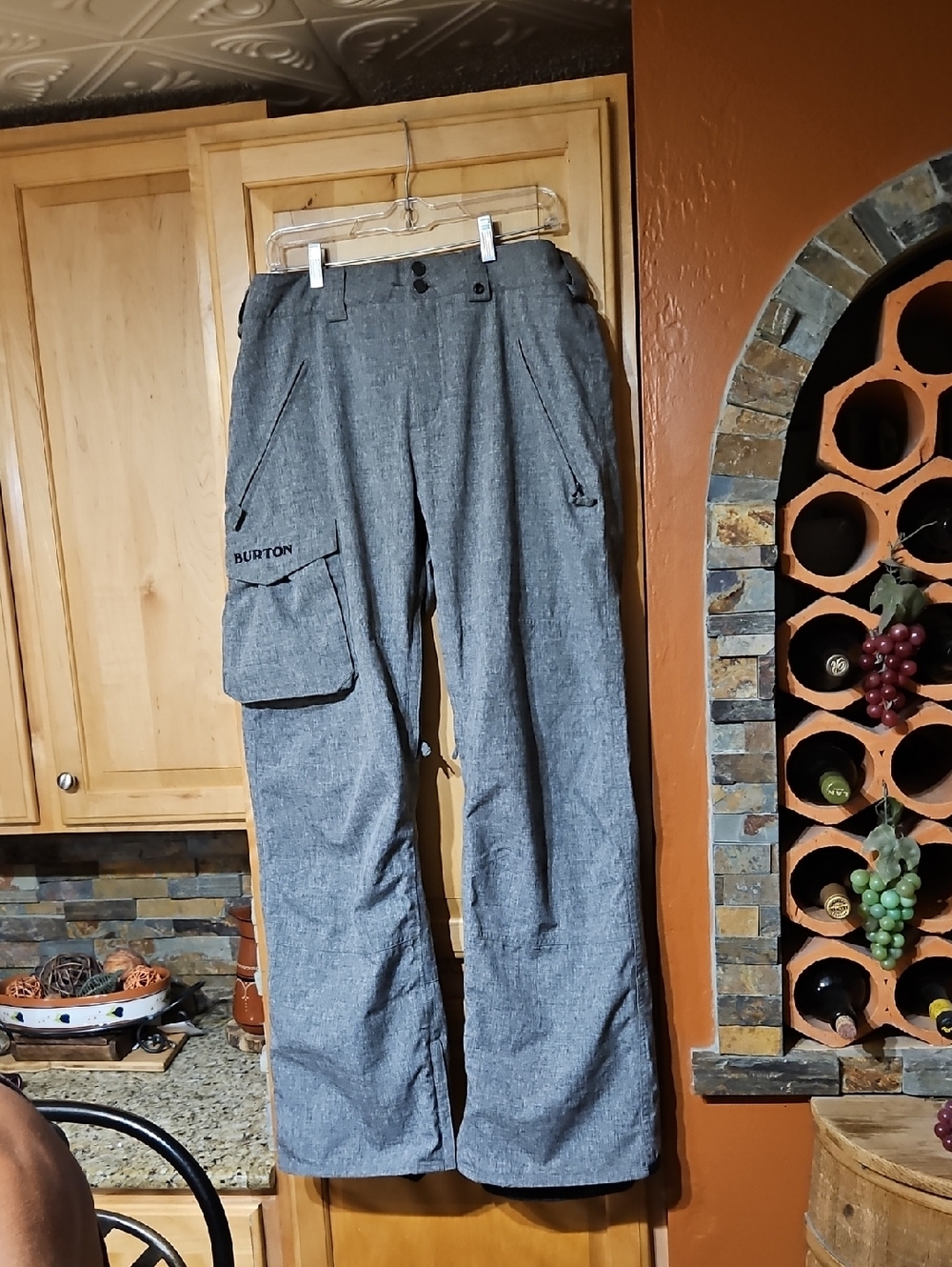 Burton MB Covert Snowboard Ski Pants Insulated Dryride Gray